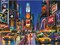 New York City Diamond Painting Kits for Adults,Times Square Diamond Art Kits for Adults Beginners,DIY 5D Gem Art Paints with Diamond Home Wall Decor 12x16 inch